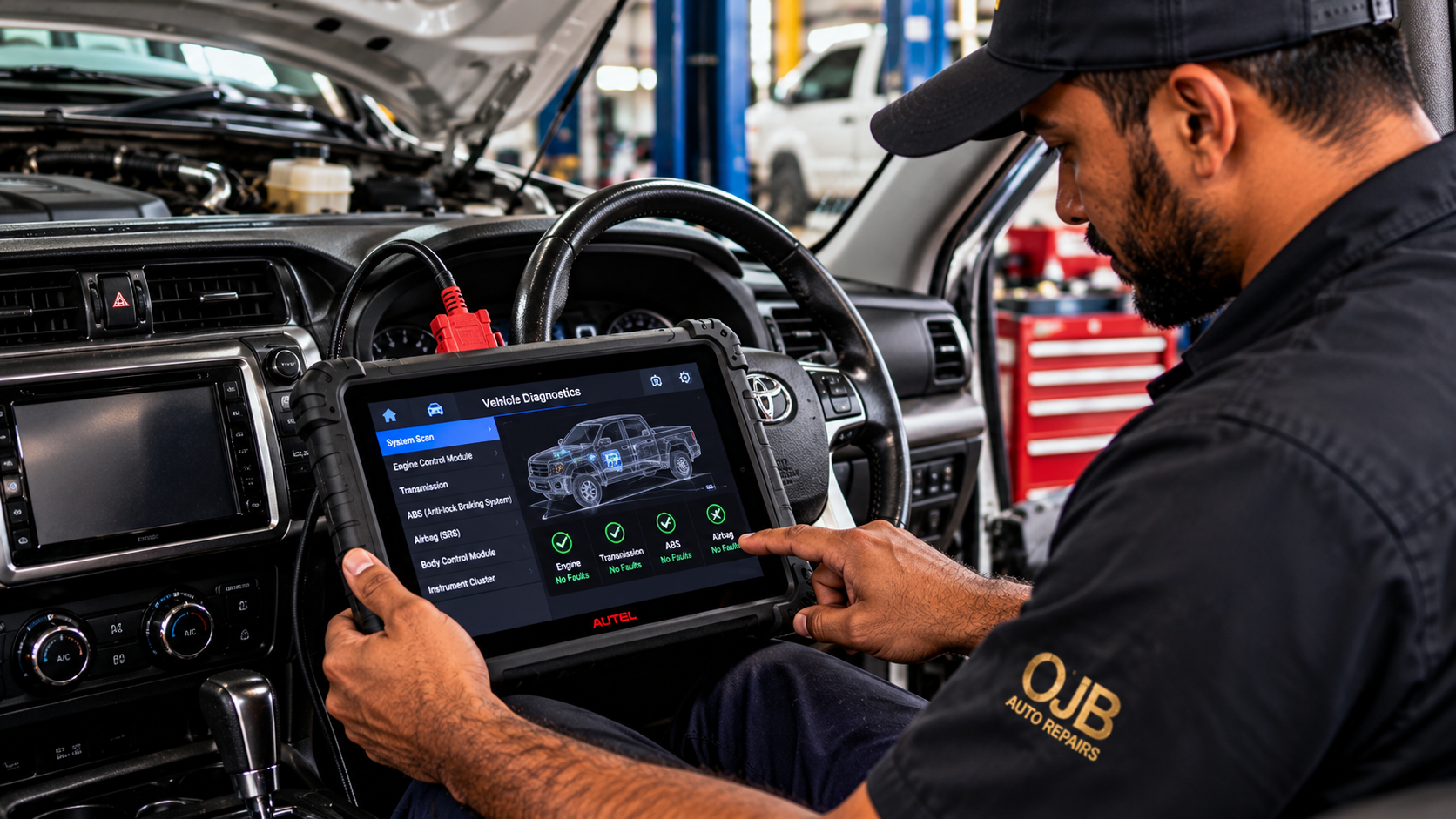 Vehicle diagnostic testing
